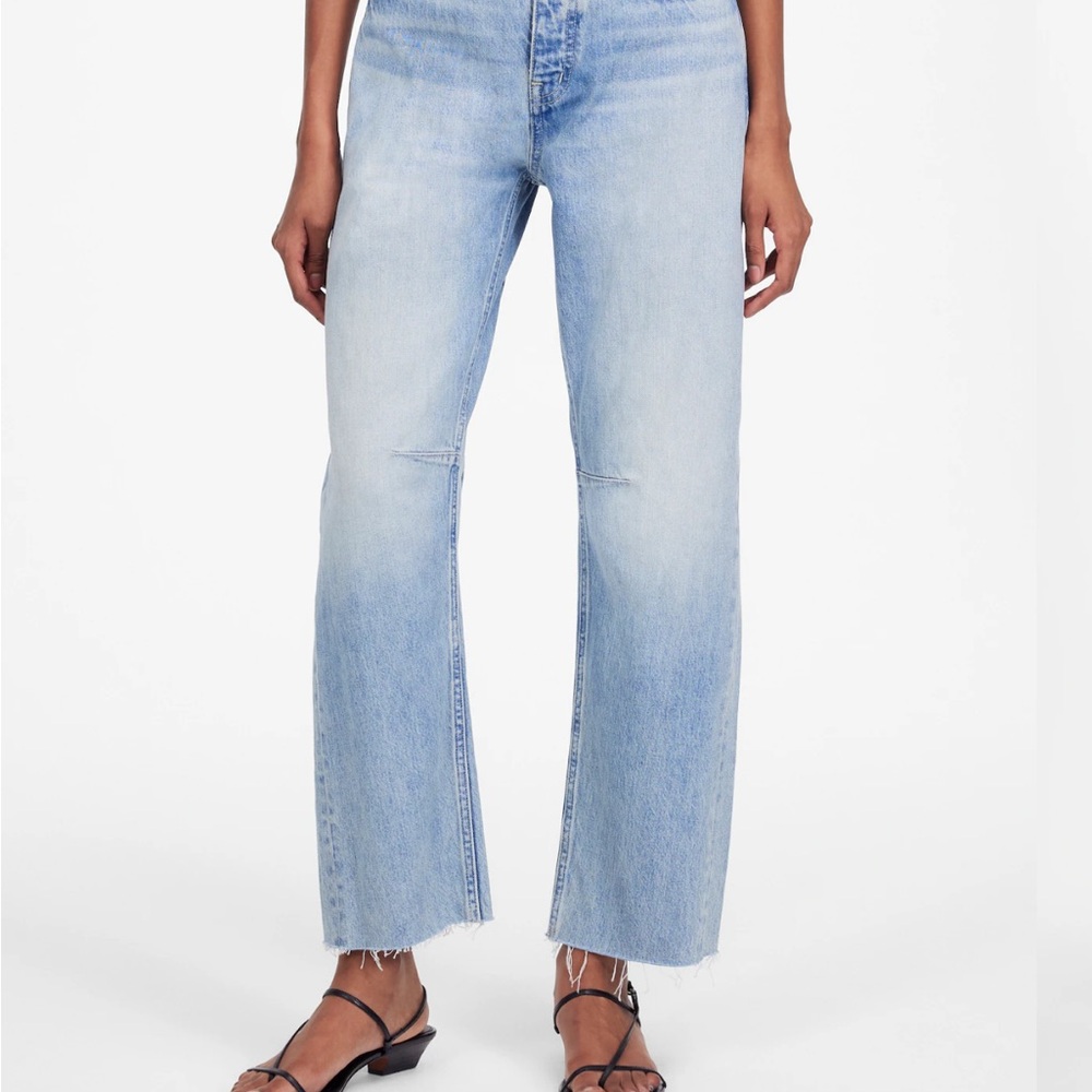 Madewell The Darted Barrel-Leg Jean